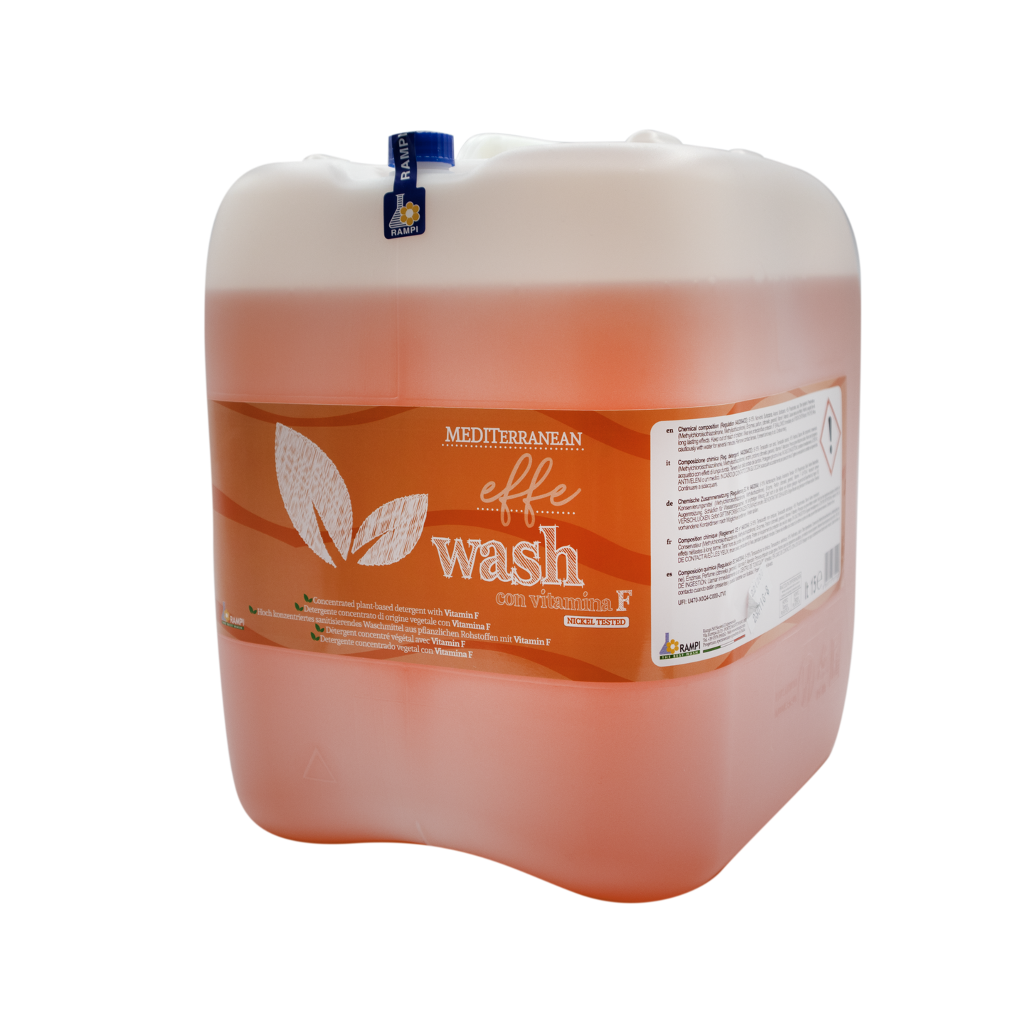 Detergent lichid rufe, Medit EFFE, hipoalergenic, 15L