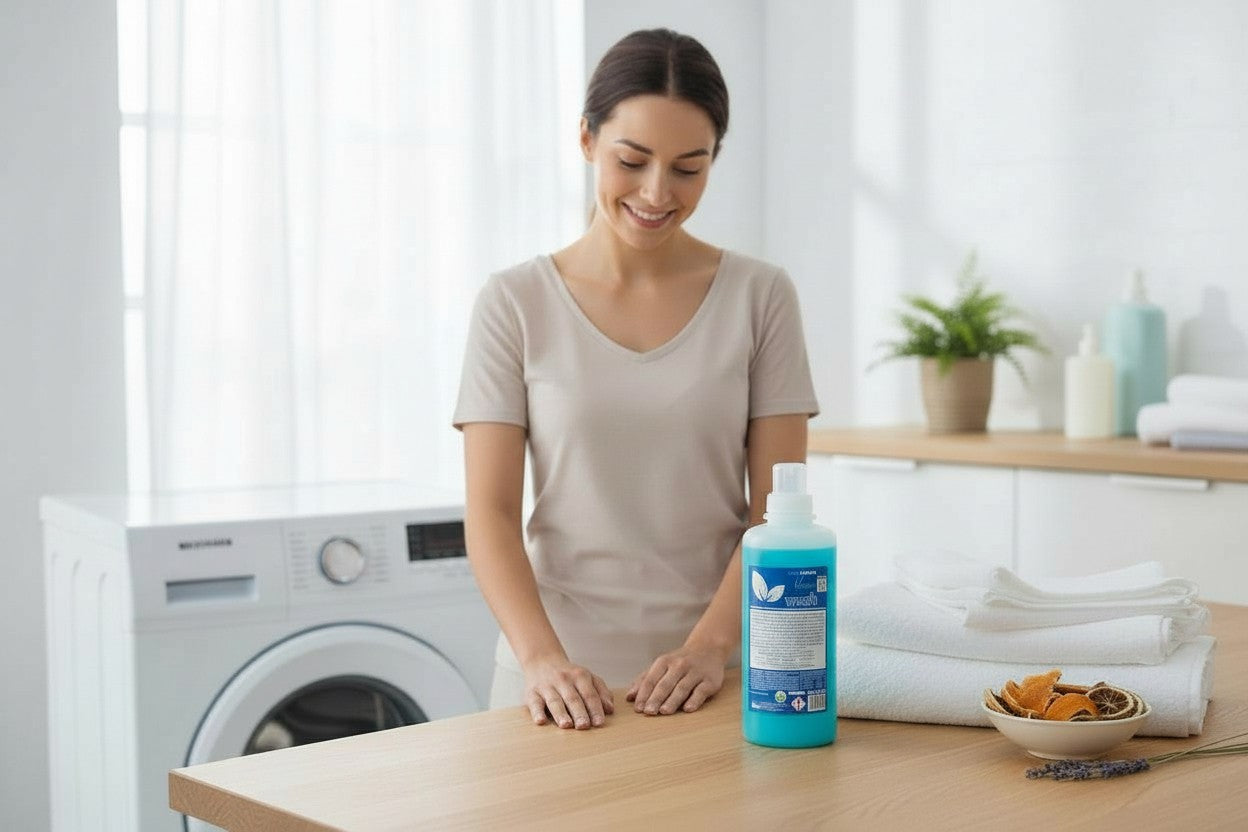 Detergent lichid rufe, Mediterranean Blue, 1L