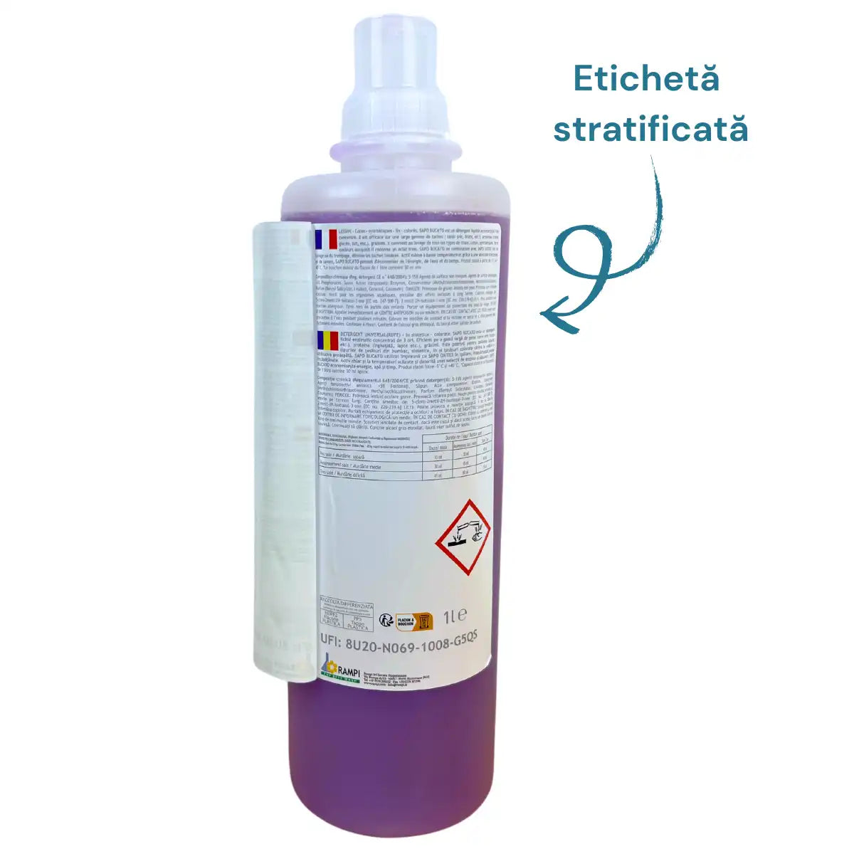 Detergent universal lichid rufe, toate țesăturile,1L