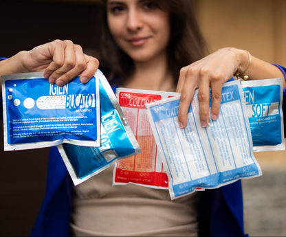Kit de testare pentru 5 spălări(detergent,oxigen si balsam)Ideal sa l ai si in vacante!