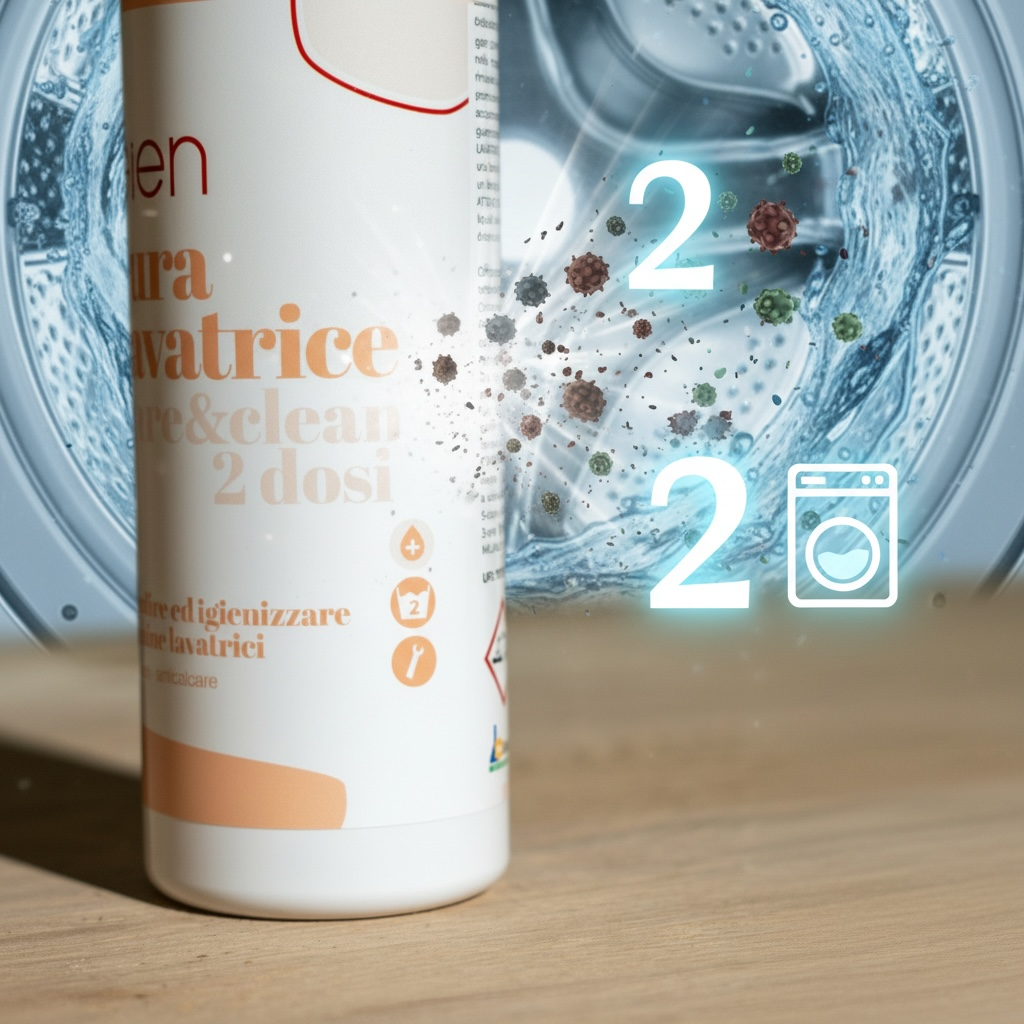 Soluție igienizare mașină spălat, 400ml