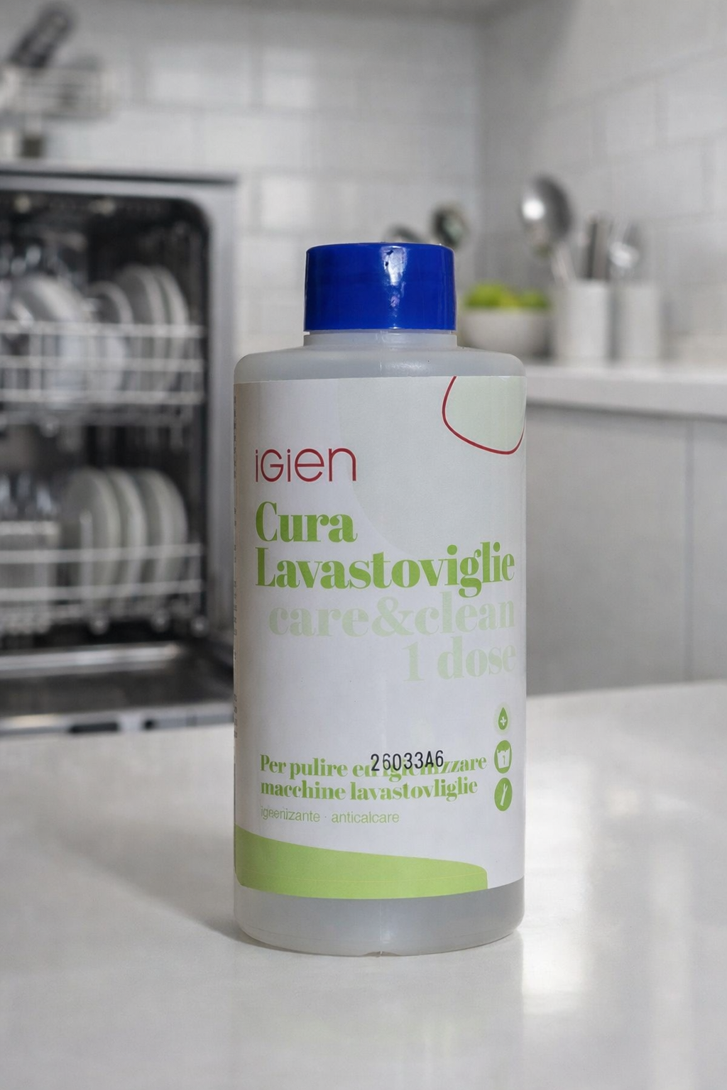 Soluție întreținere mașină spălat vase, 250ml