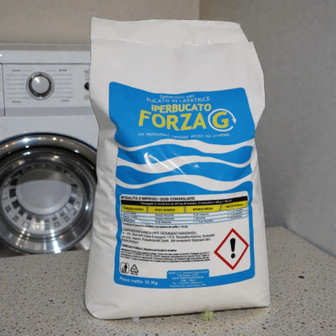 Detergent praf rufe, +196 spălări, 10kg, economic