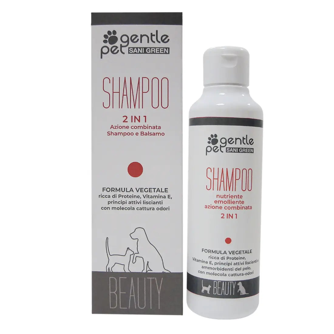 Șampon 2 în 1 pentru animale - Curățare și condiționare, 250ml