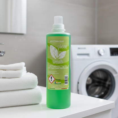 Detergent lichid rufe, Mediterranean Green, 1L