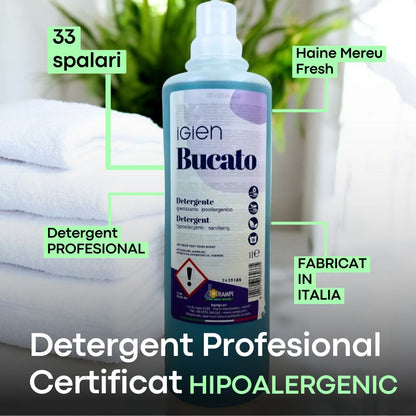 Detergent igienizant pentru rufe, hipoalergenic, 1L