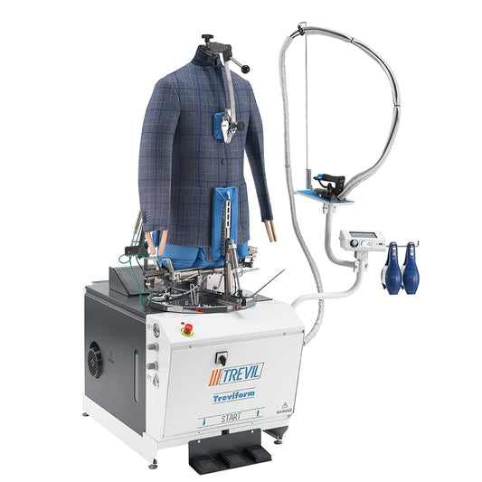 Manechin tensionat dedicat calcatului de veste si paltoane