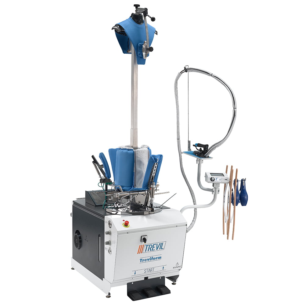 Manechin tensionat dedicat calcatului de veste si paltoane