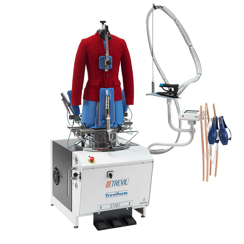 Manechin tensionat dedicat calcatului de veste si paltoane