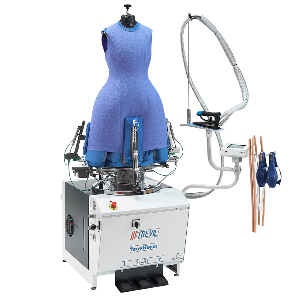 Manechin tensionat dedicat calcatului de veste si paltoane