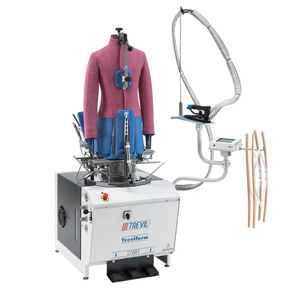 Manechin tensionat dedicat calcatului de veste si paltoane